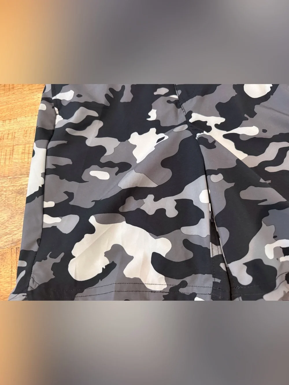 O’rageous Grey Camo Swim Trunks Size Medium Boys NWT